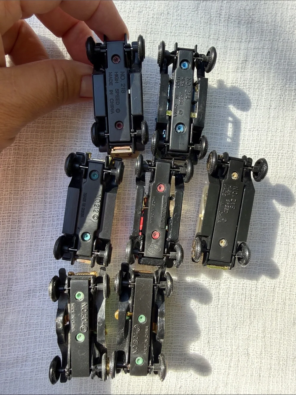 Vntg Mini Diecast Cars Ford.bundle of 7 cars.